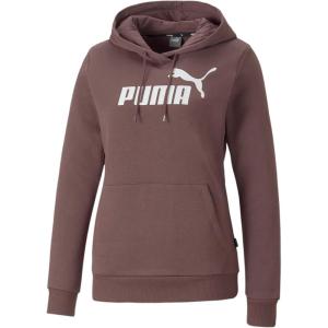 imagePUMA Womens Essentials Logo Fleece HoodieDusty Plum