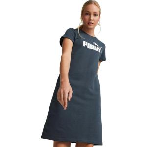 imagePUMA Womens Essentials Logo French Terry Dress Available in Plus SizesDark Night