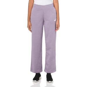 imagePUMA Womens Essentials Straight Leg Fleece SweatpantsPale Plum Aw24
