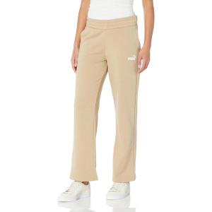 imagePUMA Womens Essentials Straight Leg Fleece SweatpantsPrairie Tan