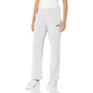imagePUMA Womens Essentials Straight Leg French Terry SweatpantsLight Gray Heather