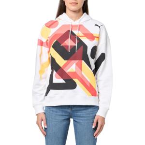 imagePUMA Womens Graphic Hoodie Available in Plus SizesPuma Whitesunset Gl