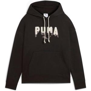 imagePUMA Womens Graphic HoodieBlack Double Up Ah25