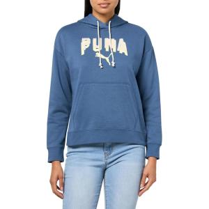 imagePUMA Womens Graphic HoodieDark Indigo Double Up Ah25