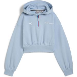 imagePUMA Womens Standard BMW M Motorsport Essentials HalfZip Hoodie Blue Wash SS25 Large