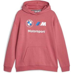 imagePUMA Womens Standard BMW M Motorsport Essentials Logo Fleece HoodieAstro Red