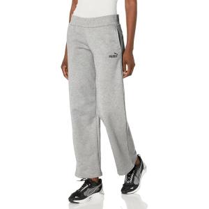 imagePUMA Womens Straight Leg Fleece SweatpantsLight Gray Heather