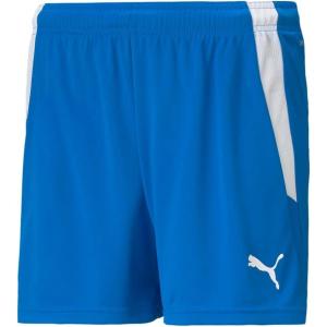 imagePUMA Womens Teamliga 4quot ShortsElectric Blue Lemonadepuma Black