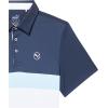 imagePUMA Boys Colorblock PoloDeep Navywhite Glow