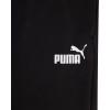 imagePUMA Boys Core Logo Jogger Side Seam Pockets Elastic Waistband Pull on PantBlackWhite