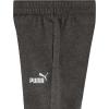 imagePUMA Boys Core Logo Jogger Side Seam Pockets Elastic Waistband Pull on PantCharcoal Grey