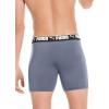 imagePUMA Mens 4 Pack Active Stretch Boxer BriefsBlackGrey