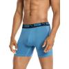 imagePUMA Mens 4 Pack Active Stretch Boxer BriefsBlue Combo