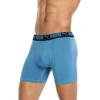 imagePUMA Mens 4 Pack Active Stretch Boxer BriefsBlue Combo