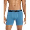 imagePUMA Mens 4 Pack Active Stretch Boxer BriefsBlue Combo