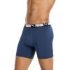 imagePUMA Mens 4 Pack Active Stretch Boxer BriefsBlueBlackGrey