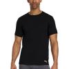 imagePUMA Mens 4 Pack Cotton Crewneck Short Sleeve TShirtBlack