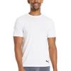 imagePUMA Mens 4 Pack Cotton Crewneck Short Sleeve TShirtWhite