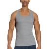 imagePUMA Mens 5 Pack Cotton Rib Tank TopBlackGreyWhiteNavy