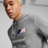 imagePUMA Mens BMW M Motorsport Essentials Fleece HoodieMedium Gray Heather