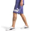 imagePUMA Mens Big Logo Fleece 10quot Shorts Available in Big ampamp TallBlue Crystal Ss25