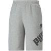imagePUMA Mens Big Logo Fleece 10quot Shorts Available in Big ampamp TallMedium Gray Heather