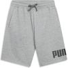 imagePUMA Mens Big Logo Fleece 10quot Shorts Available in Big ampamp TallMedium Gray Heather Ss25
