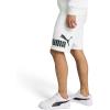 imagePUMA Mens Big Logo Fleece 10quot Shorts Available in Big ampamp TallPuma White Ss25