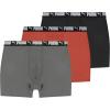 imagePUMA Mens Big ampamp Tall 3 Pack Athletic Fit Boxer BriefsPuma BlackHigh Risk Red