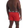imagePUMA Mens Big ampamp Tall 3 Pack Athletic Fit Boxer BriefsPuma BlackHigh Risk Red