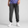 imagePUMA Mens Essentials Fleece Sweatpants Available in Big ampamp TallDark Gray Heather Closed Leg Ss25
