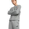 imagePUMA Mens Essentials Fleece Sweatpants Available in Big ampamp TallMedium Gray Heather Closed Leg Ss25