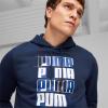 imagePUMA Mens Essentials Logo Fleece Hoodie Available in Big ampamp TallClub Navyss24 Ll