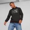 imagePUMA Mens Essentials Logo Fleece Hoodie Available in Big ampamp TallPuma Black