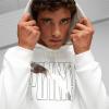 imagePUMA Mens Essentials Logo Fleece Hoodie Available in Big ampamp TallPuma White