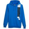 imagePUMA Mens Essentials Logo Fleece Hoodie Available in Big ampamp TallRacing Blue Ah23 Logo Lab