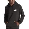 imagePUMA Mens Essentials Logo Fleece Hoodie Available in Plus SizesBlack Ah25