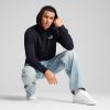 imagePUMA Mens Essentials Logo Fleece Hoodie Available in Plus SizesNew Navy Ah25