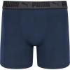 imagePUMA Mens Training Fit AntiOdor 5 Pack Boxer BriefsBlackPeacoatCastlerock