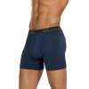 imagePUMA Mens Training Fit AntiOdor 5 Pack Boxer BriefsBlackPeacoatCastlerock