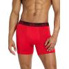 imagePUMA Mens Training Fit AntiOdor 5 Pack Boxer BriefsBlackRedCastlerockBlue