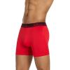 imagePUMA Mens Training Fit AntiOdor 5 Pack Boxer BriefsBlackRedCastlerockBlue