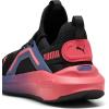 imagePUMA Softride Enzo Sneaker BlackRed Fire 6 US Unisex Big KidPuma Blackblue Crystalpeach Frost