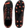 imagePUMA UnisexChild Attacanto Firm Artificial Ground SneakerPuma Black Glowing Red