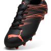 imagePUMA UnisexChild Attacanto Firm Artificial Ground SneakerPuma Black Glowing Red