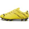 imagePUMA UnisexChild Attacanto Firm Artificial Ground SneakerYellow Blazepuma Black