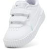 imagePUMA UnisexChild Carina Hook and Loop SneakerPuma Whitepuma Silvermauve Mist