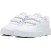 imagePUMA UnisexChild Carina Hook and Loop SneakerPuma Whitepuma Silvermauve Mist