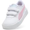 imagePUMA UnisexChild Carina Hook and Loop SneakerPuma Whiterose Mauvecool Weather