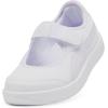 imagePUMA UnisexChild Courtflex Hook and Loop SneakerPuma Whitelilac Frost